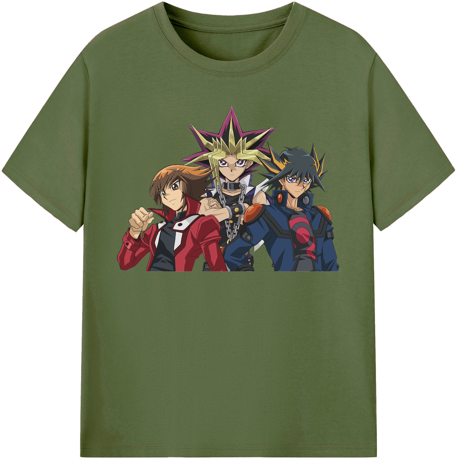 （画像用） 遊☆戯☆王 Yu-Gi-Oh! 綿100％半袖Tシャツ（フロントプリント）